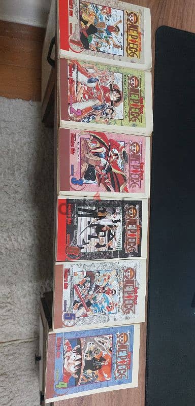 one piece (Monkey D. luffy) MANGA 6 volumes