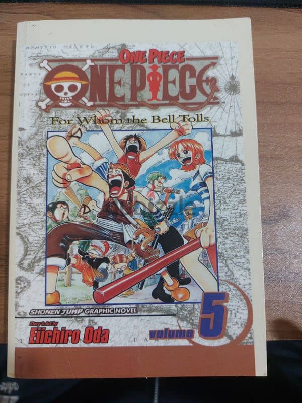 one piece (Monkey D. luffy) MANGA 6 volumes 5