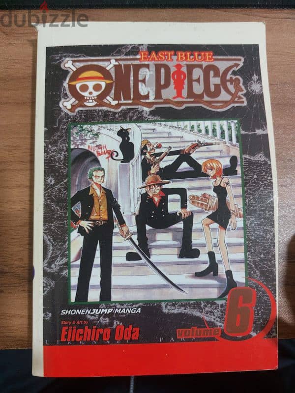 one piece (Monkey D. luffy) MANGA 6 volumes 6