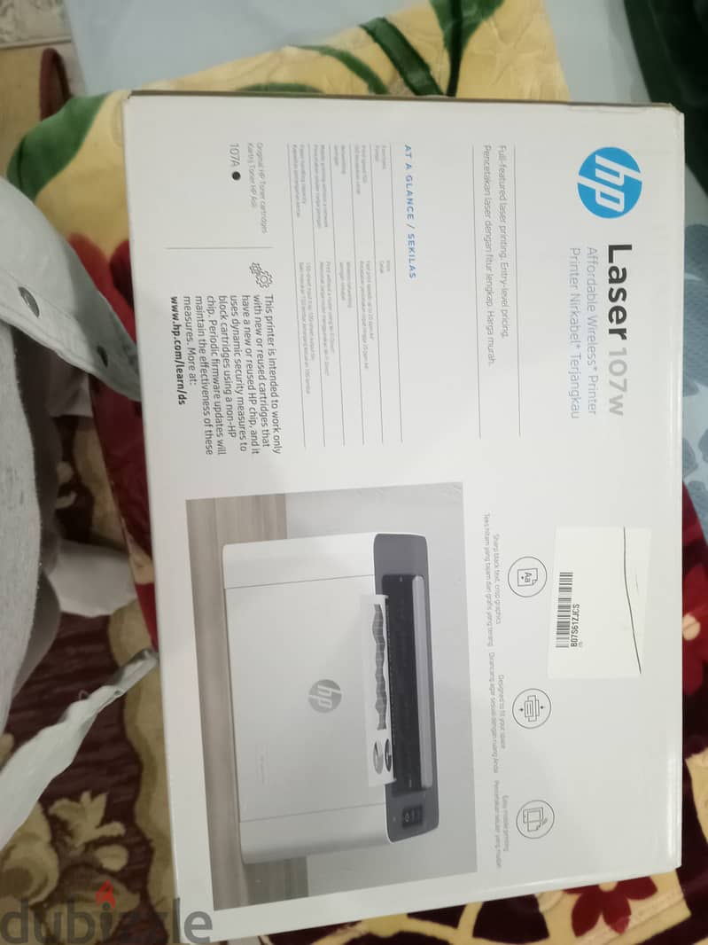 طابعة HP LASERJET 107 W 2