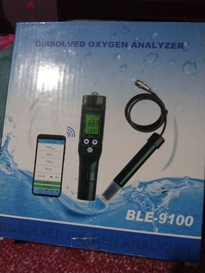 جهازDissolved oxygen analyzer  لقياس الأكسجين الماء المالحه والعذبه