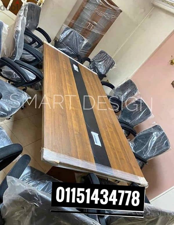 ترابيزة اجتماعات خشب Mdf اسباني/ ميتينج رومMeeting room/ Meeting table 0