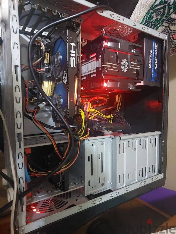 كيسة جيمينج pc معالج 4770k كارت rx 570 4GB 4