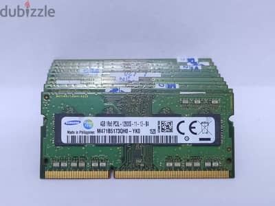 رامات لاب توب 4 جيجا ddr3 pc3L باص 12800 - متفوتش الفرصة واسال