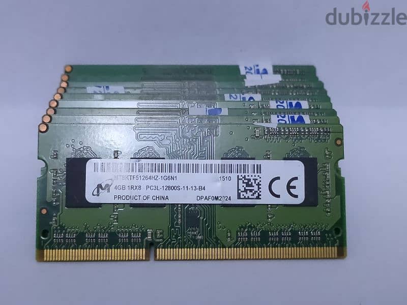 رامات لاب توب 4 جيجا ddr3 pc3L باص 12800 - متفوتش الفرصة واسال 1