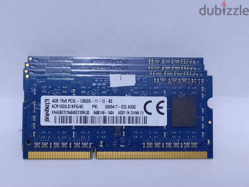 رامات لاب توب 4 جيجا ddr3 pc3L باص 12800 - متفوتش الفرصة واسال 3