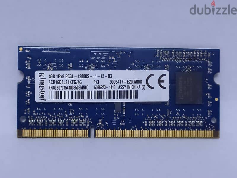 رامات لاب توب 4 جيجا ddr3 pc3L باص 12800 - متفوتش الفرصة واسال 6