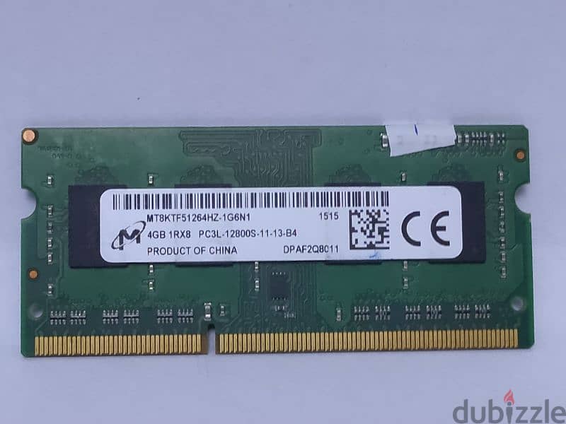 رامات لاب توب 4 جيجا ddr3 pc3L باص 12800 - متفوتش الفرصة واسال 7