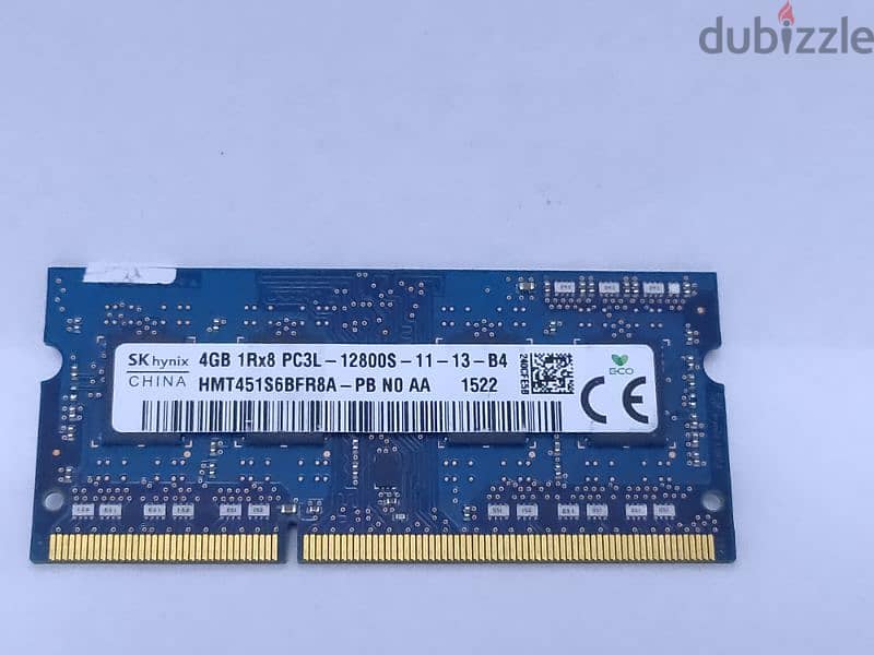 رامات لاب توب 4 جيجا ddr3 pc3L باص 12800 - متفوتش الفرصة واسال 8