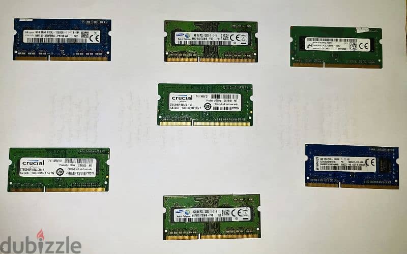 رامات لاب توب 4 جيجا ddr3 pc3L باص 12800 - متفوتش الفرصة واسال 14