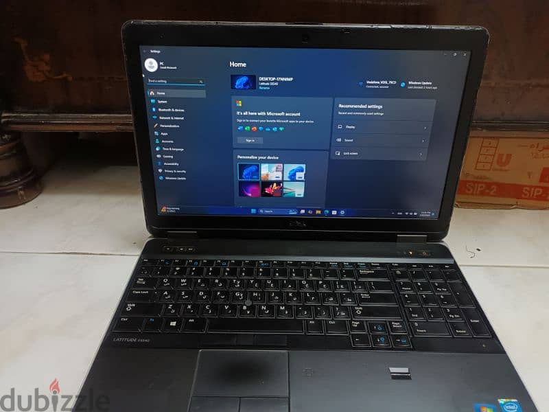 Dell latitude e6540 كور i7 وكرت خارجي amd 1