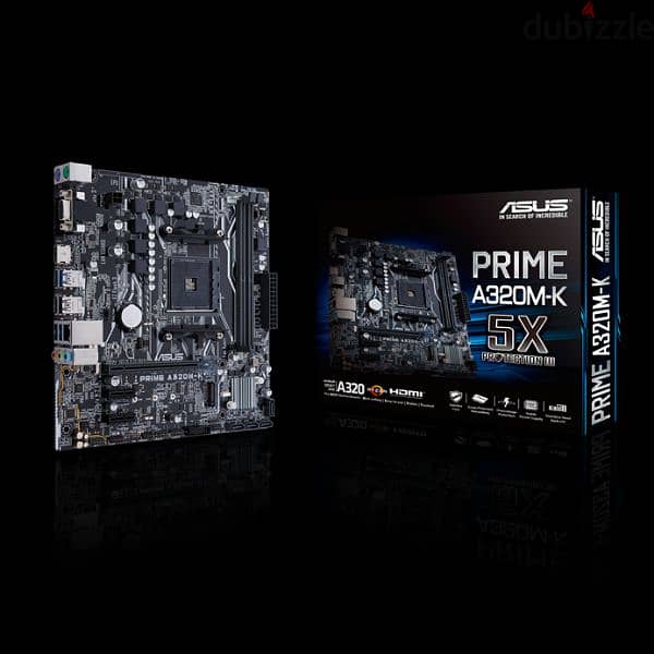 ASUS PRIME A320M-K AMD Ryzen 1600X 4