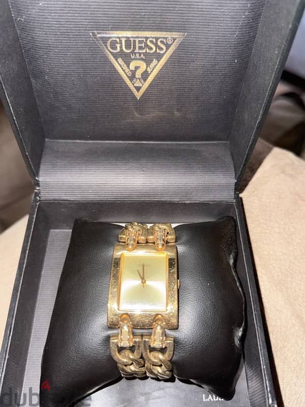 Original Guess Gold Watch 1