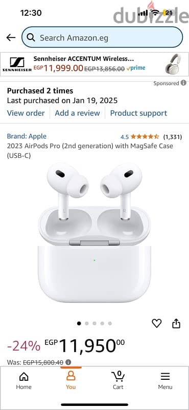 airpods bro 2 new متبرشمه