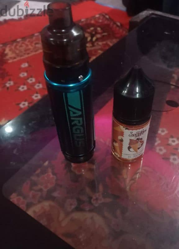 فيب فووبو دراج اس2 . Voopoo vape Drag S2 + لكويد cappuccino icecream 1