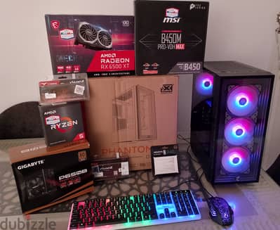 PC gaming Ryzen 5 5500 and rx6500xt