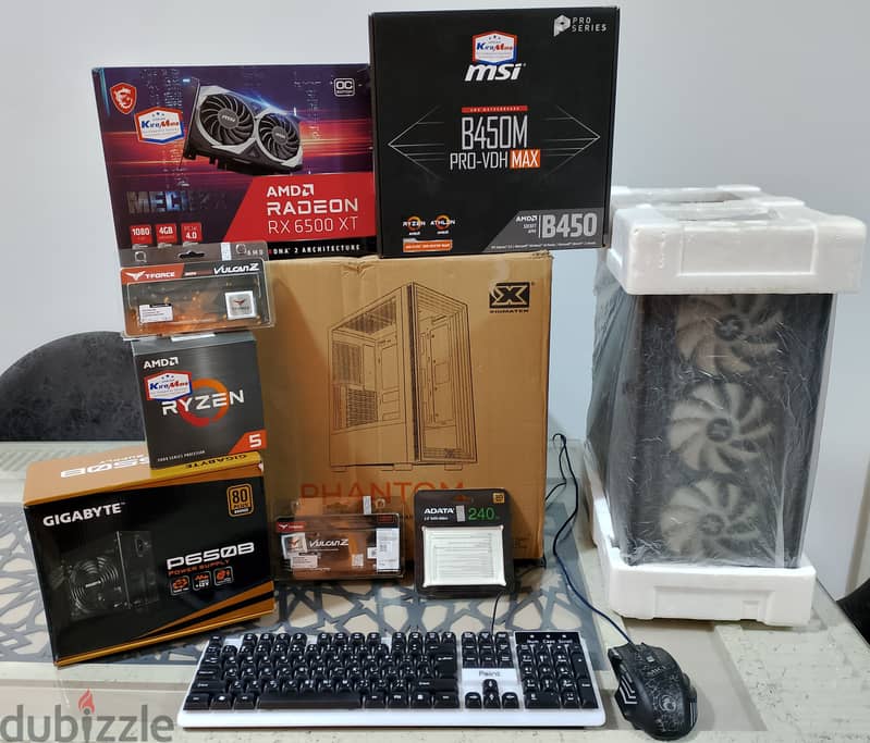 PC gaming Ryzen 5 5500 and rx6500xt 4