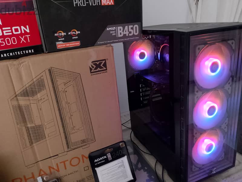 PC gaming Ryzen 5 5500 and rx6500xt 7