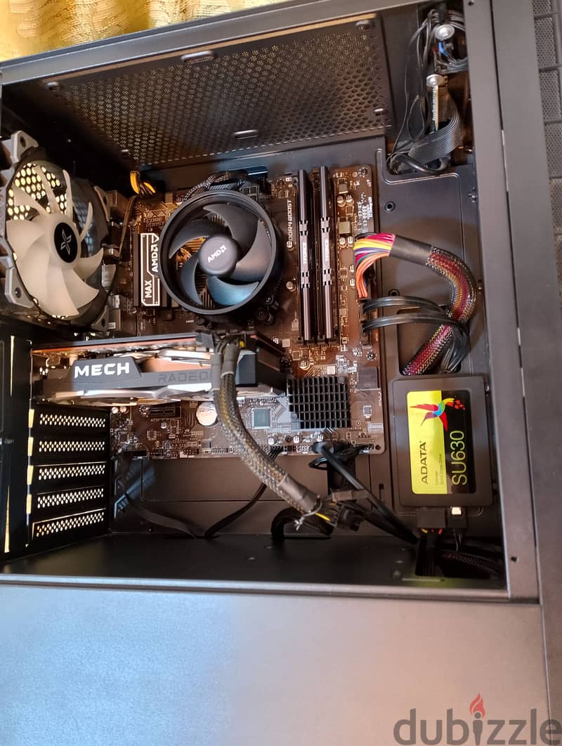 PC gaming Ryzen 5 5500 and rx6500xt 12