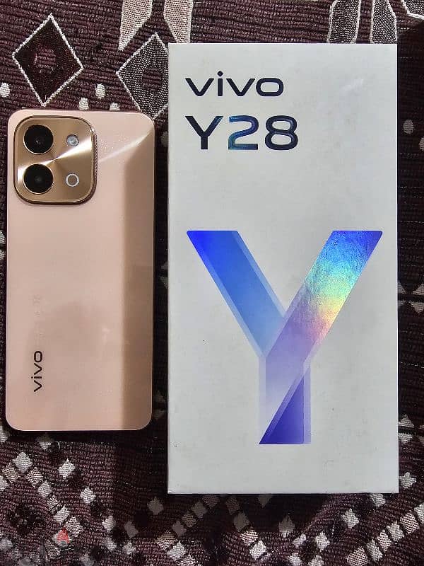 vivo y 28  كسر زيرو ٢٥٦ جيجا رام ٨ 0