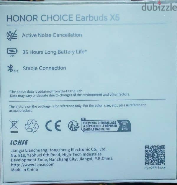 سماعة  Honor Choice Earbuds x5 1