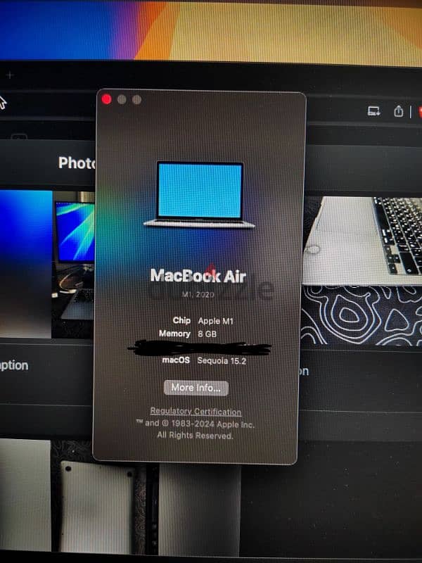 MacBook air m1 512 gb can be used as mac mini or pc (cracked screen) 1