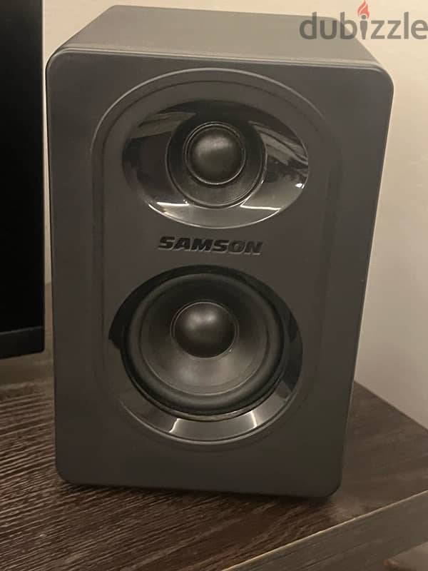 studio monitors samson mediaone m30 pair 0