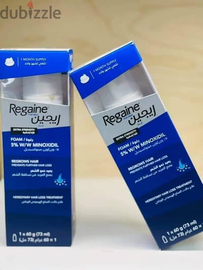 Regaine Minoxidil 5% Foam 2 bottles