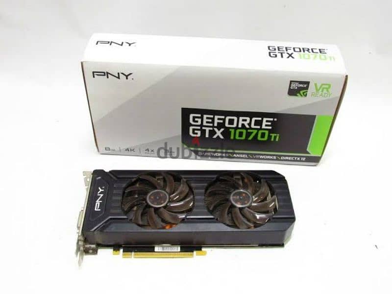 PNY Nvidia GTX 1070 TI 8G DDR5 0