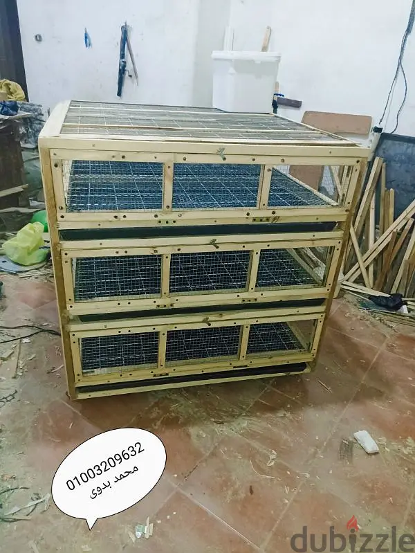 Battery de cría para 150 gallinas, desmontable y montable por completo