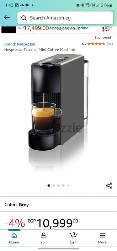 Nespresso Coffee machine 6