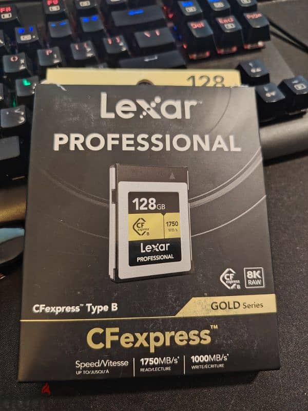 Lexar CFexpress type B 128GB 1750MB/s Read, 1000MB/s Write 3