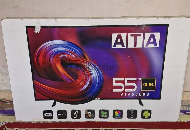 تلفزيون ATA سمارت 55 بوصة 4k 2