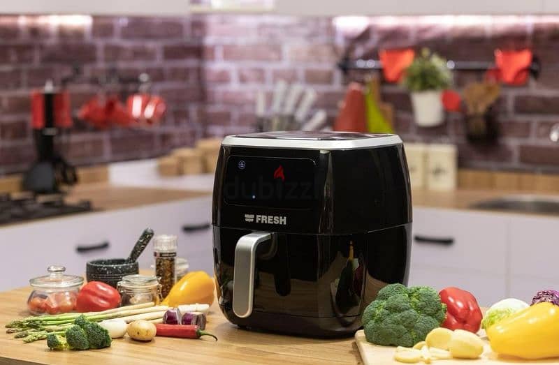 NEW Fresh Air fryer, 5.5 Litres, 1800 Watt، جديدة بالكرتونة 6