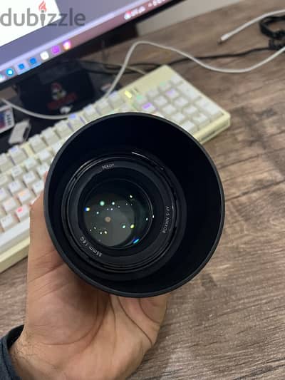 lens nikon 85 f1.8 لينس ٨٥ ملي