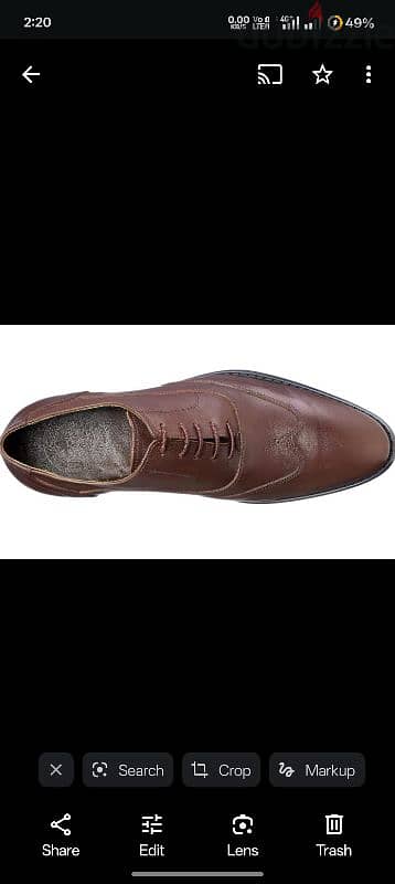 genuine leather shoes حذاء 2