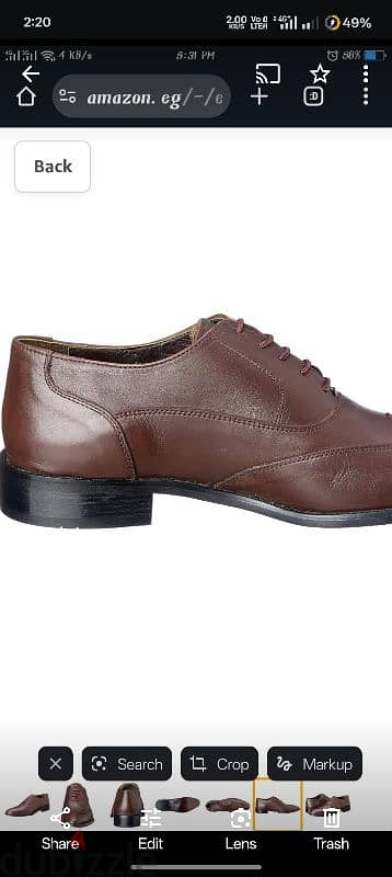 genuine leather shoes حذاء 4