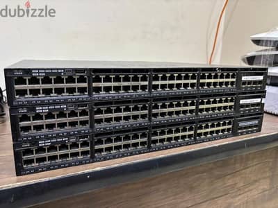 سويتش سيسكو 3650 ,48بورت  Cisco 3650 48Port PoE+