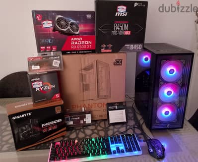 PC gaming Ryzen 5 5500 and rx6500xt