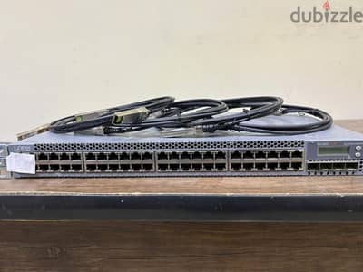 سويتش چنيبر  وكابلات داك 10 جيجا Juniper ex3300 48p 10G