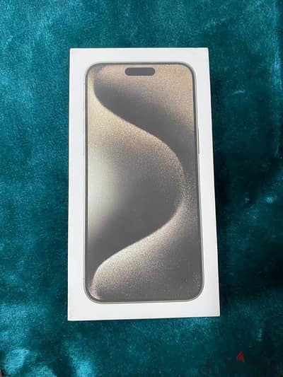 iPhone 15 pro max dual sim 256 GB - Natural Titanium