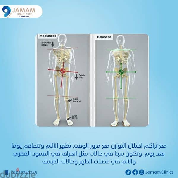 عيادات جمام للعلاج الطبيعي عظام ومسالك ابر جافه وحجامه 13