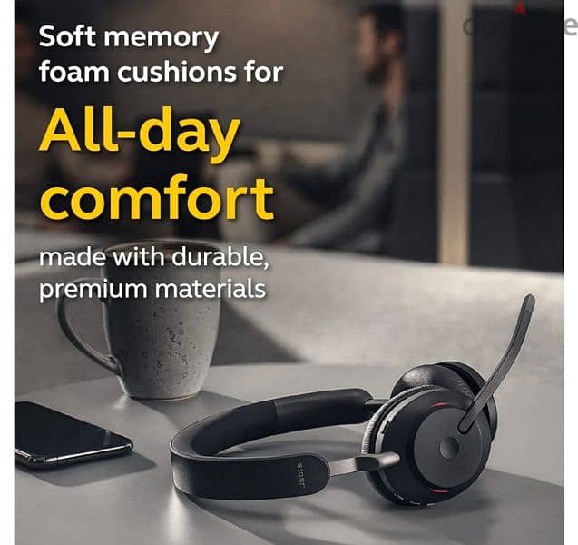 Jabra Evolve 2 Wired Headphones 8