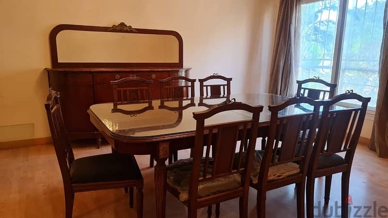 Dining Table + Buffet + 8 Chairs 7