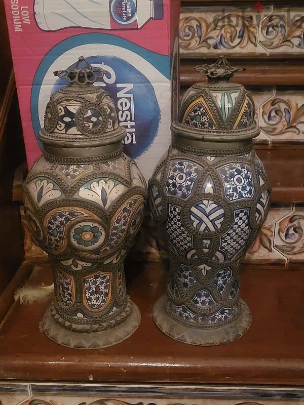 Authentic Morrocan Vases 0