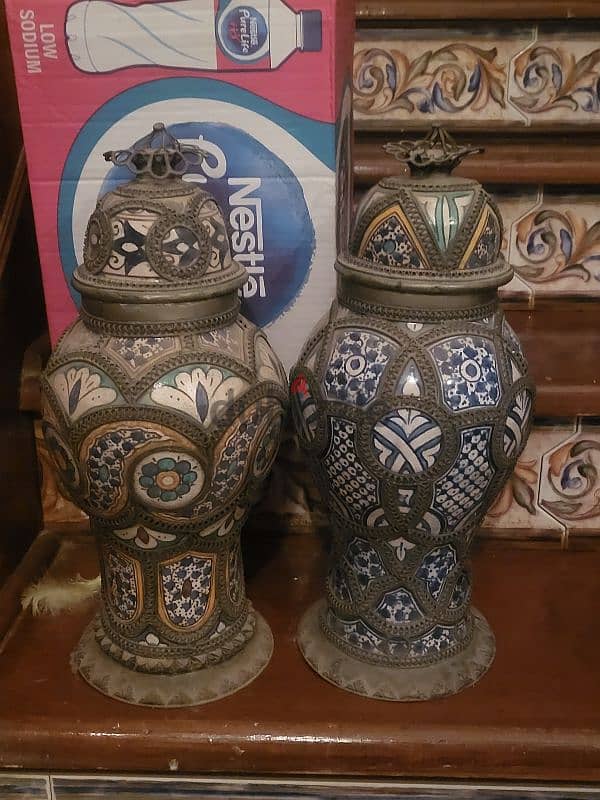 Authentic Morrocan Vases 1