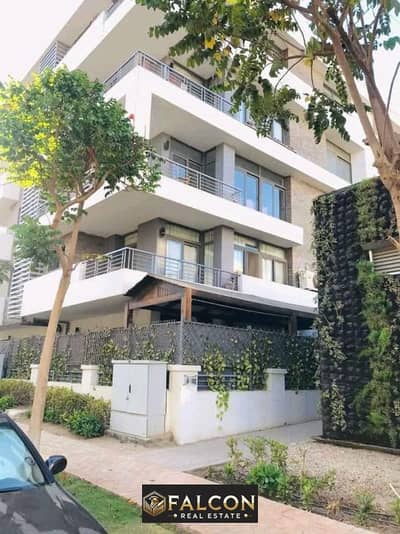 3 bedroom ground floor apartment with garden for sale in Tag City Compound in front of the airport