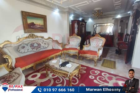 Apartment for sale 160 m + 95 m terrace Laurent (branching from Omar Al-Mukhtar Street)