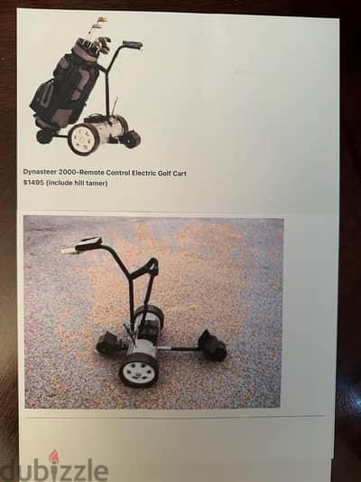 Canadian made golf electronic trolley remote controlled