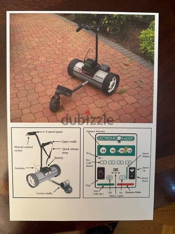 Canadian made golf electronic trolley remote controlled 1